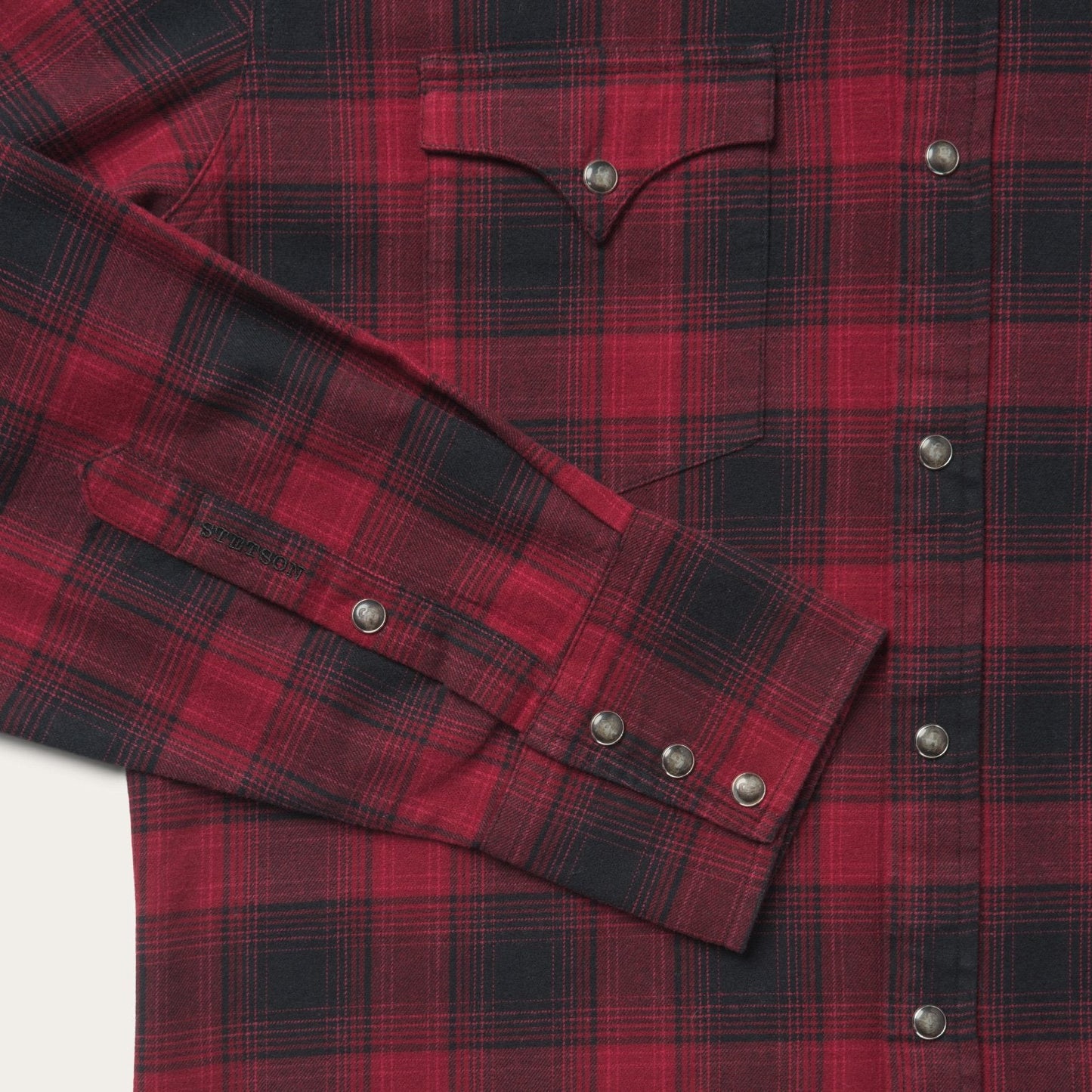 Brushed Twill Plaid Shirt Men