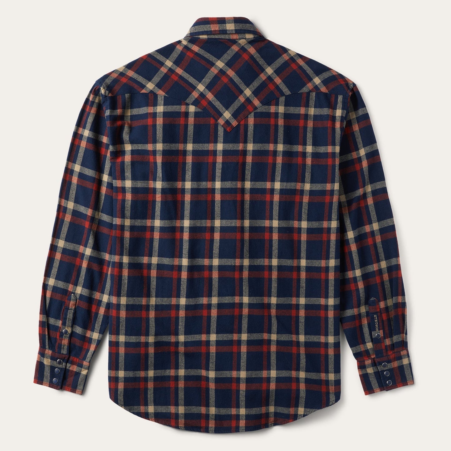 Brushed Twill Plaid Shirt Men