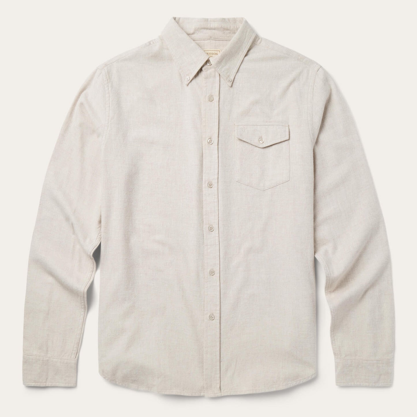 Heathered Flannel ButtonDown Shirt Men