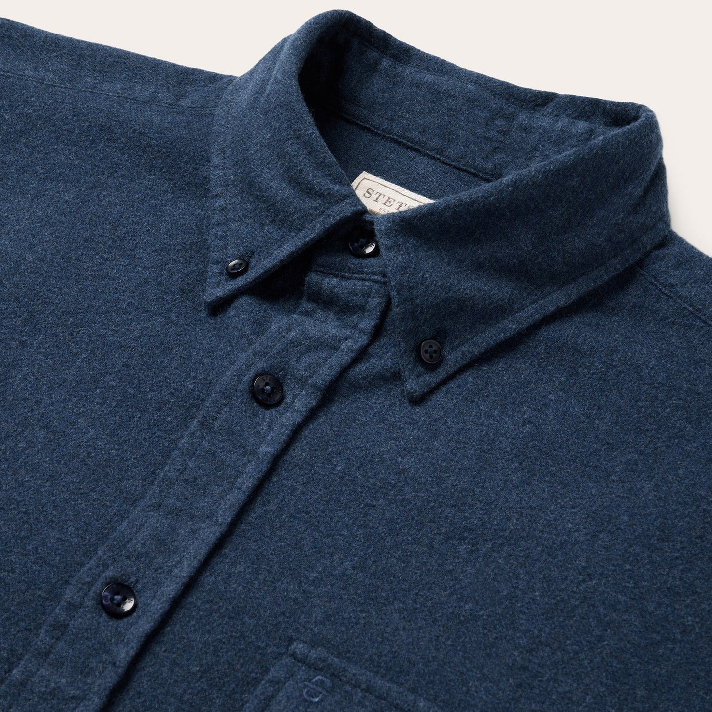 Heathered Flannel ButtonDown Shirt Men