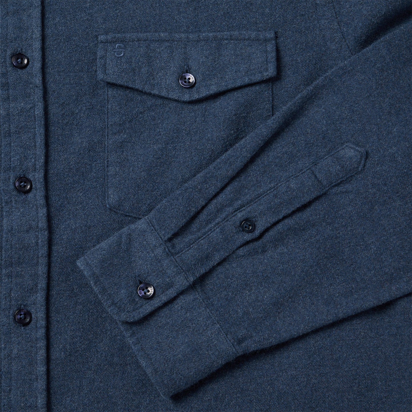 Heathered Flannel ButtonDown Shirt Men