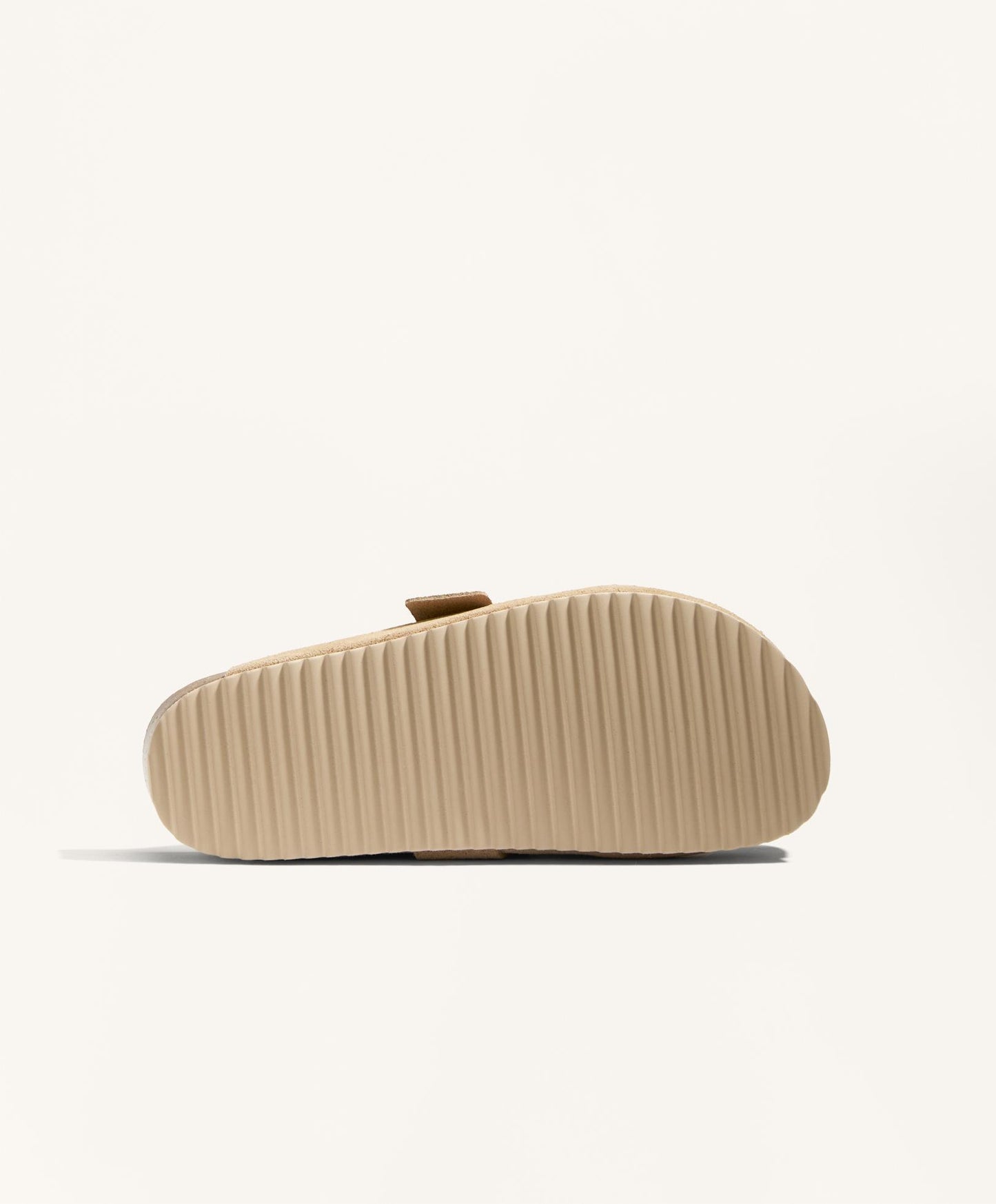 Buckled split-leather mules
