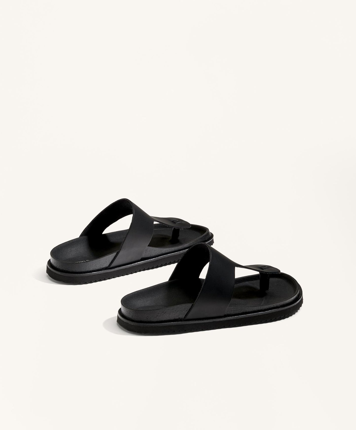 T-cut leather sandals