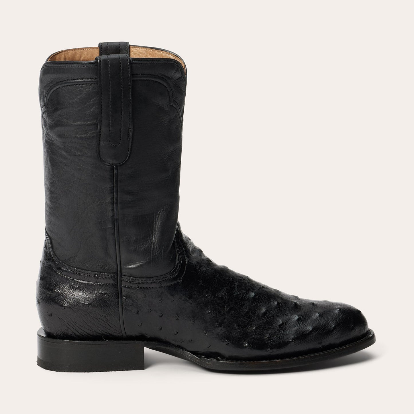 Austin Ostrich Roper Boots Men
