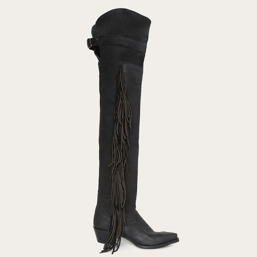 Glam OverTheKnee Fringe Boot Women