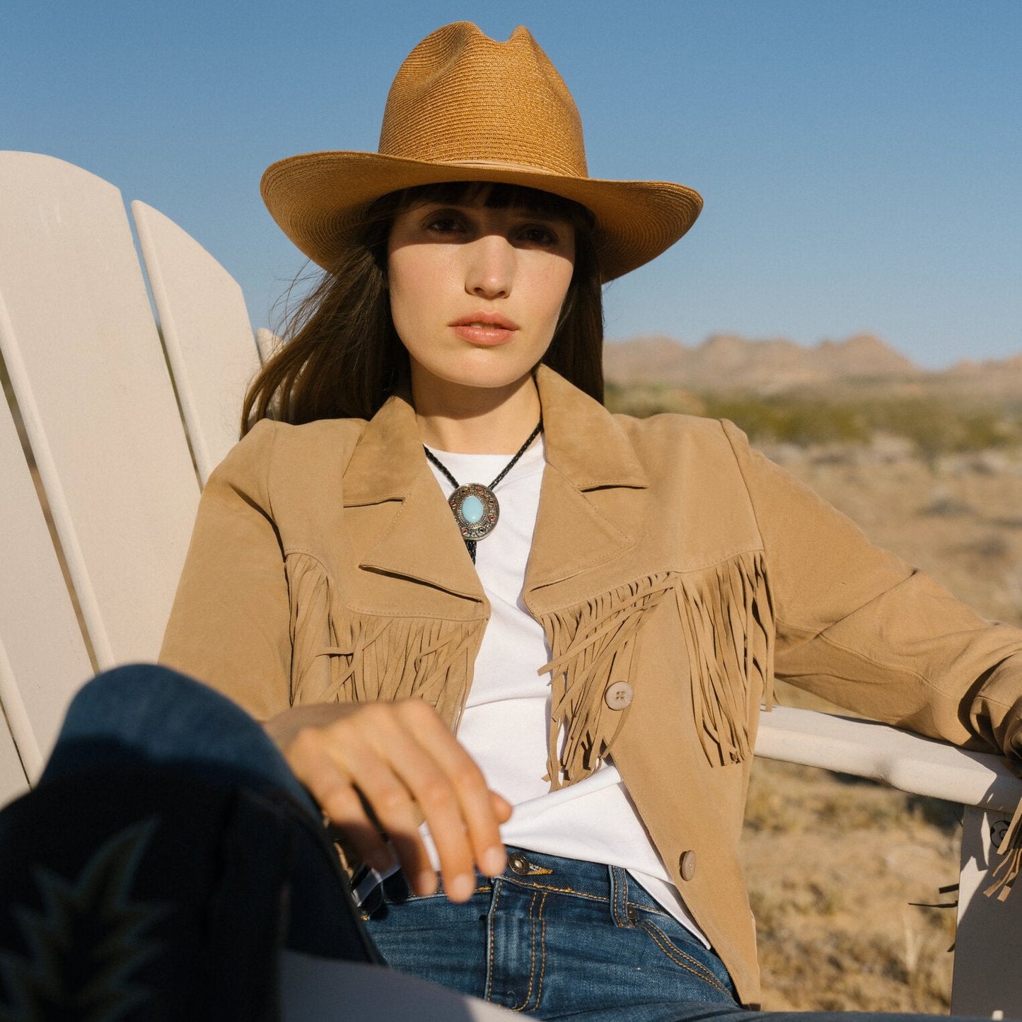 Fringe Suede Jacket Women