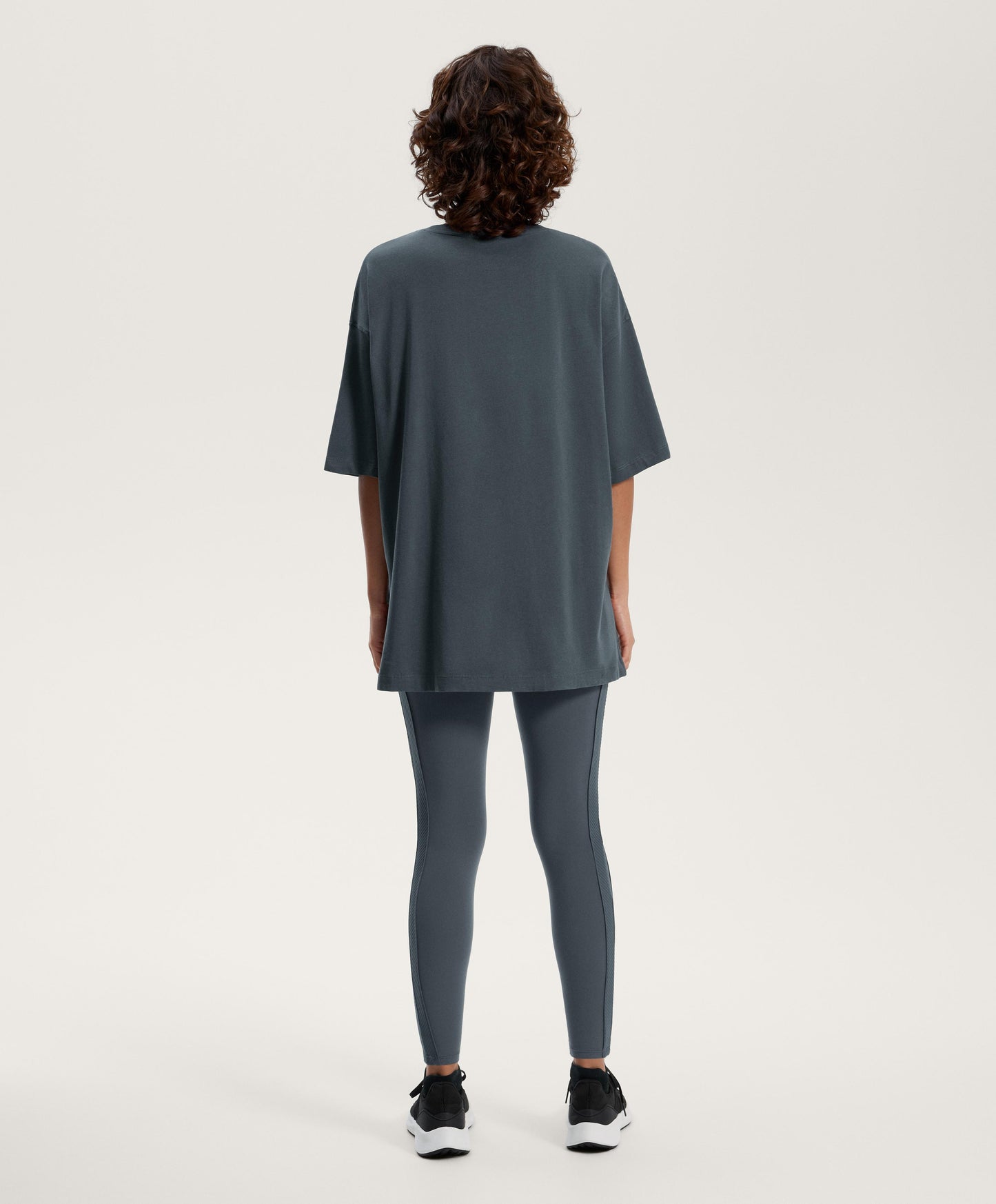 Short sleeve cotton blend T-shirt