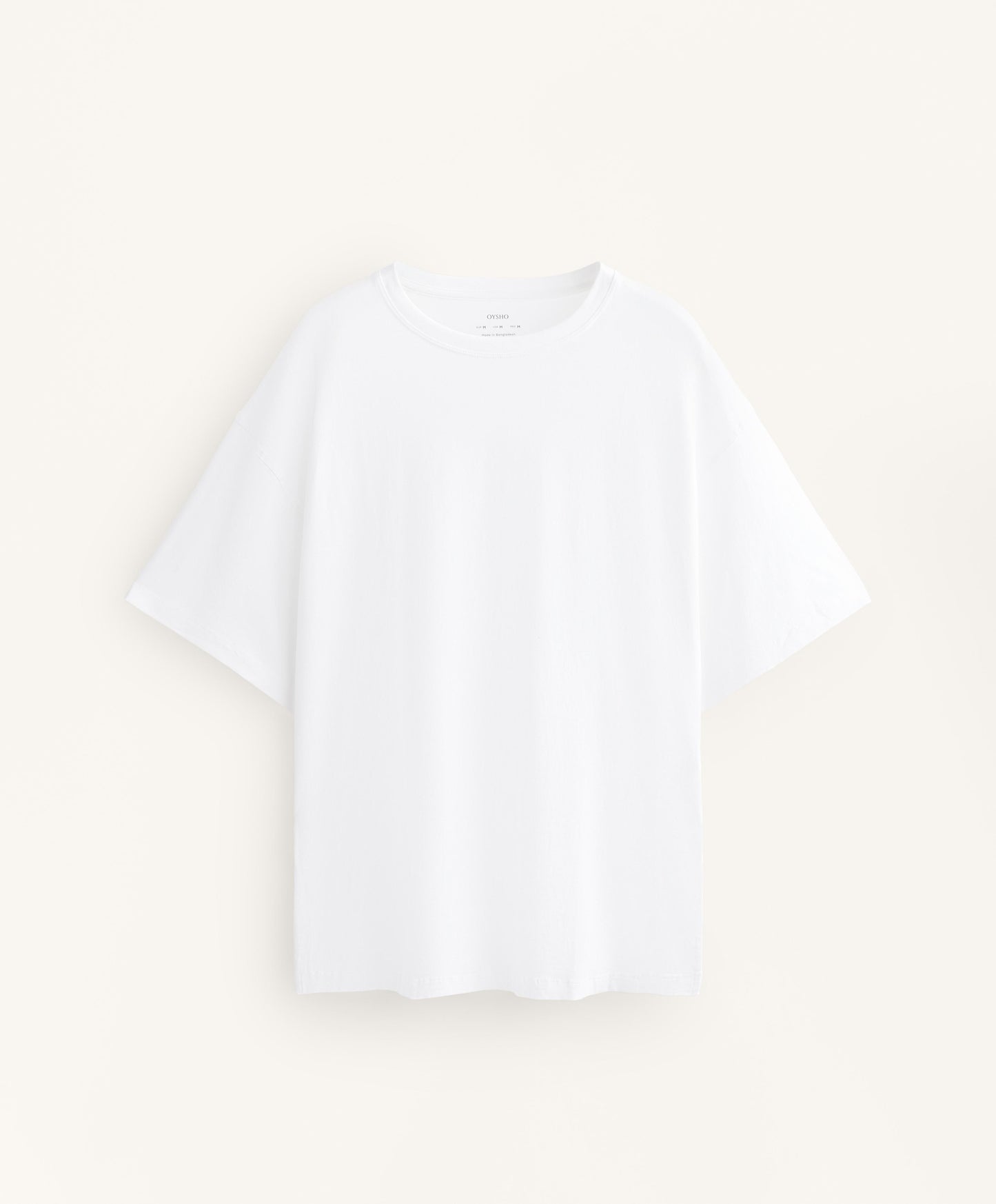 Short sleeve cotton blend T-shirt