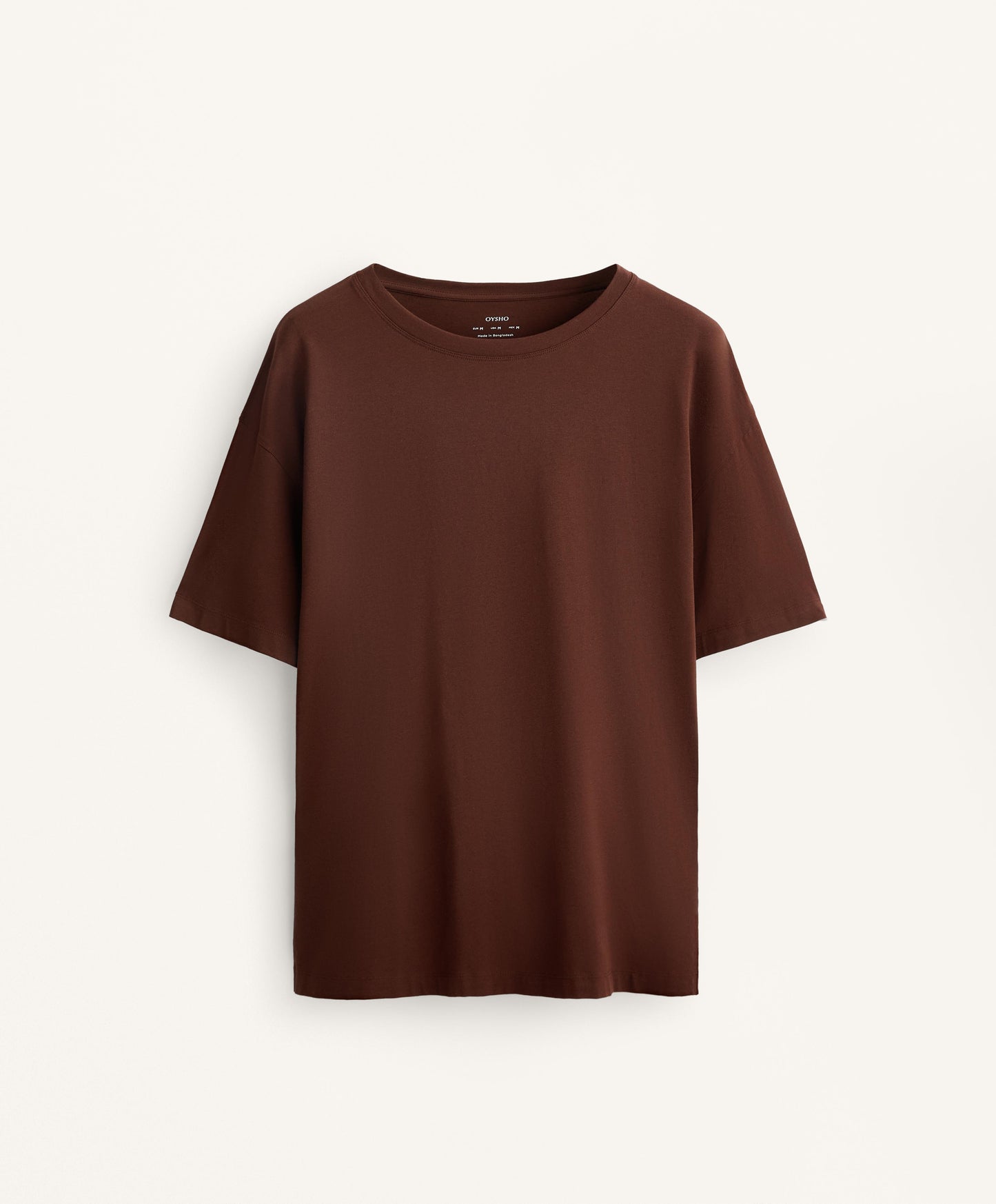 Short sleeve cotton blend T-shirt