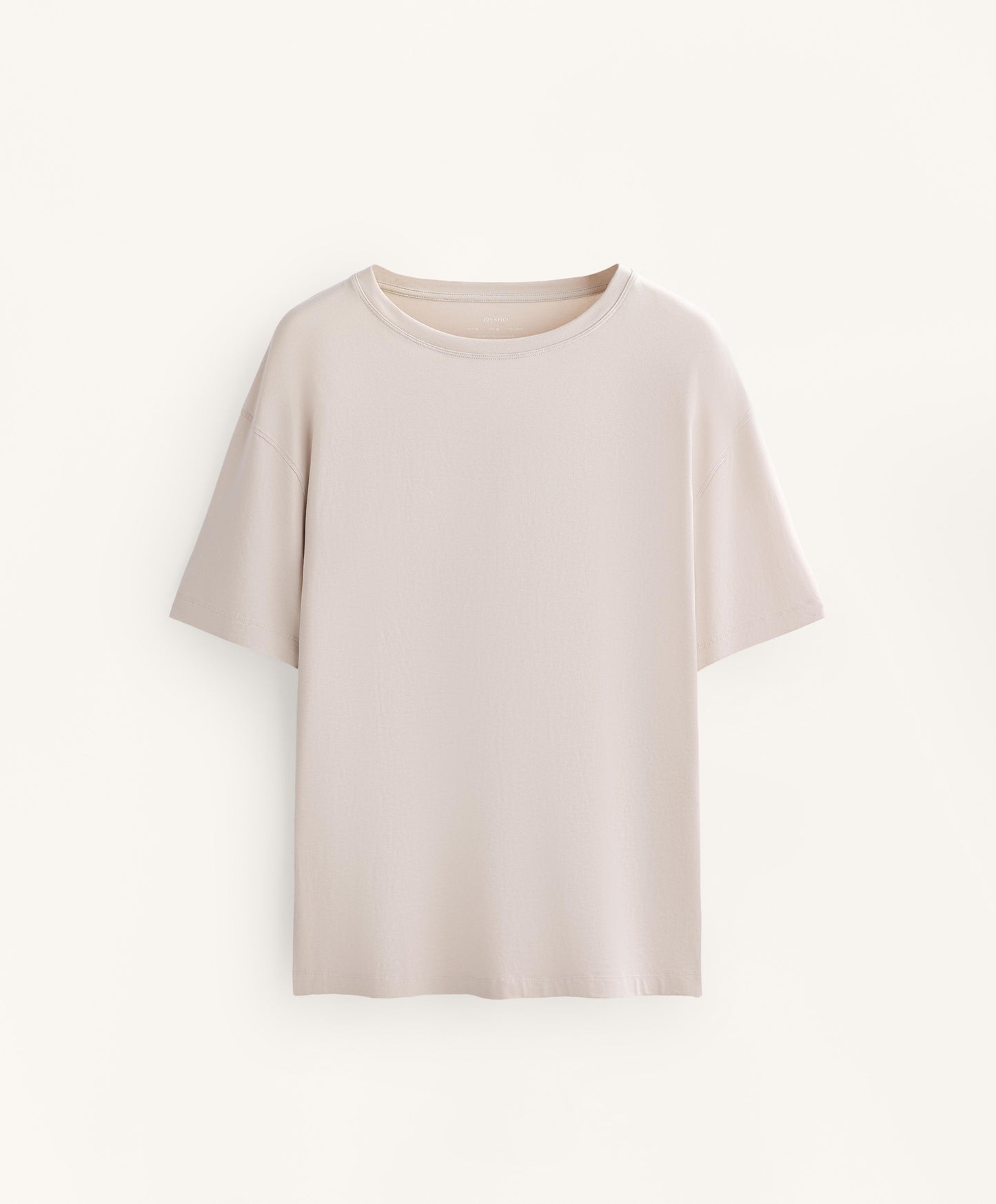 Short sleeve cotton blend T-shirt