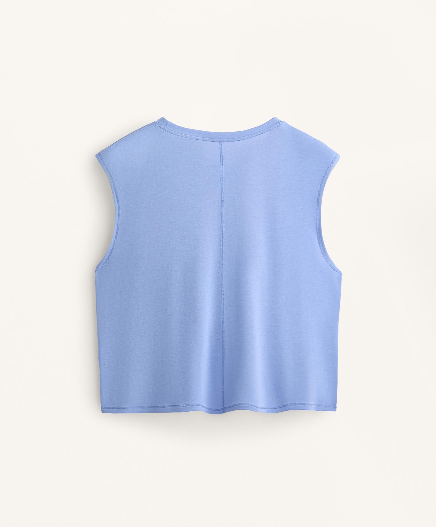 Modal blend sleeveless T-shirt