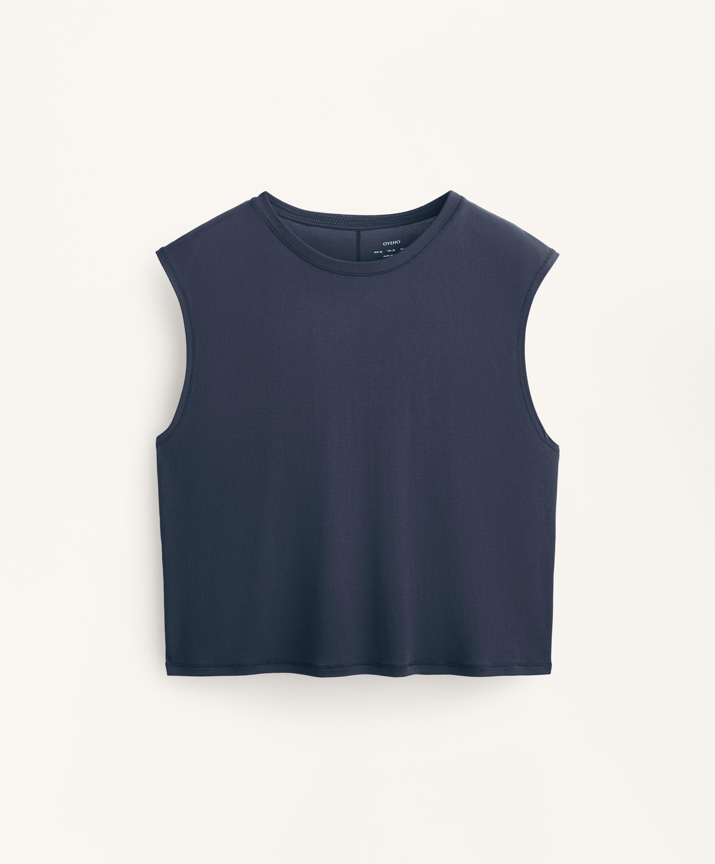 Modal blend sleeveless T-shirt