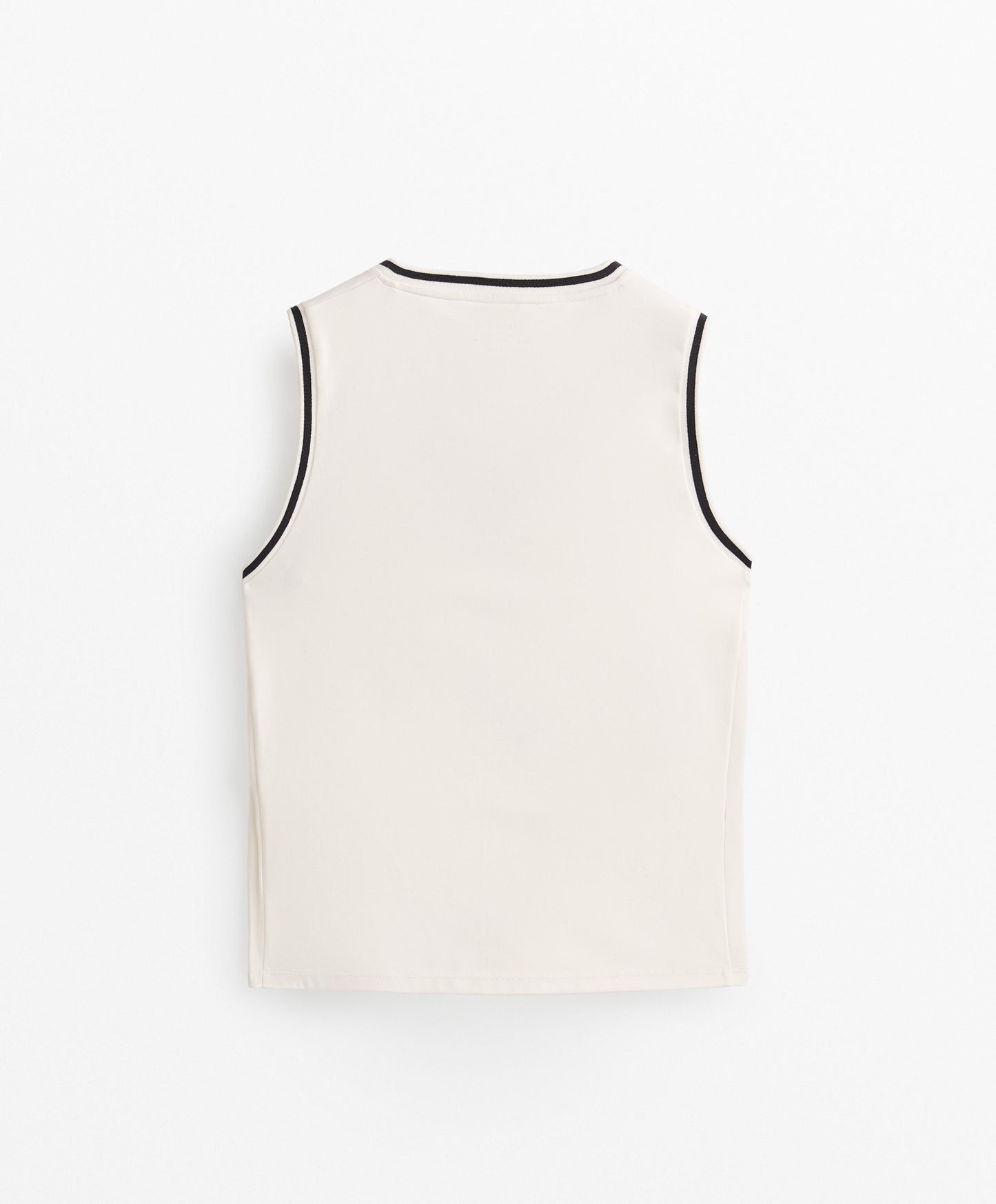 Sleeveless V-neck T-shirt