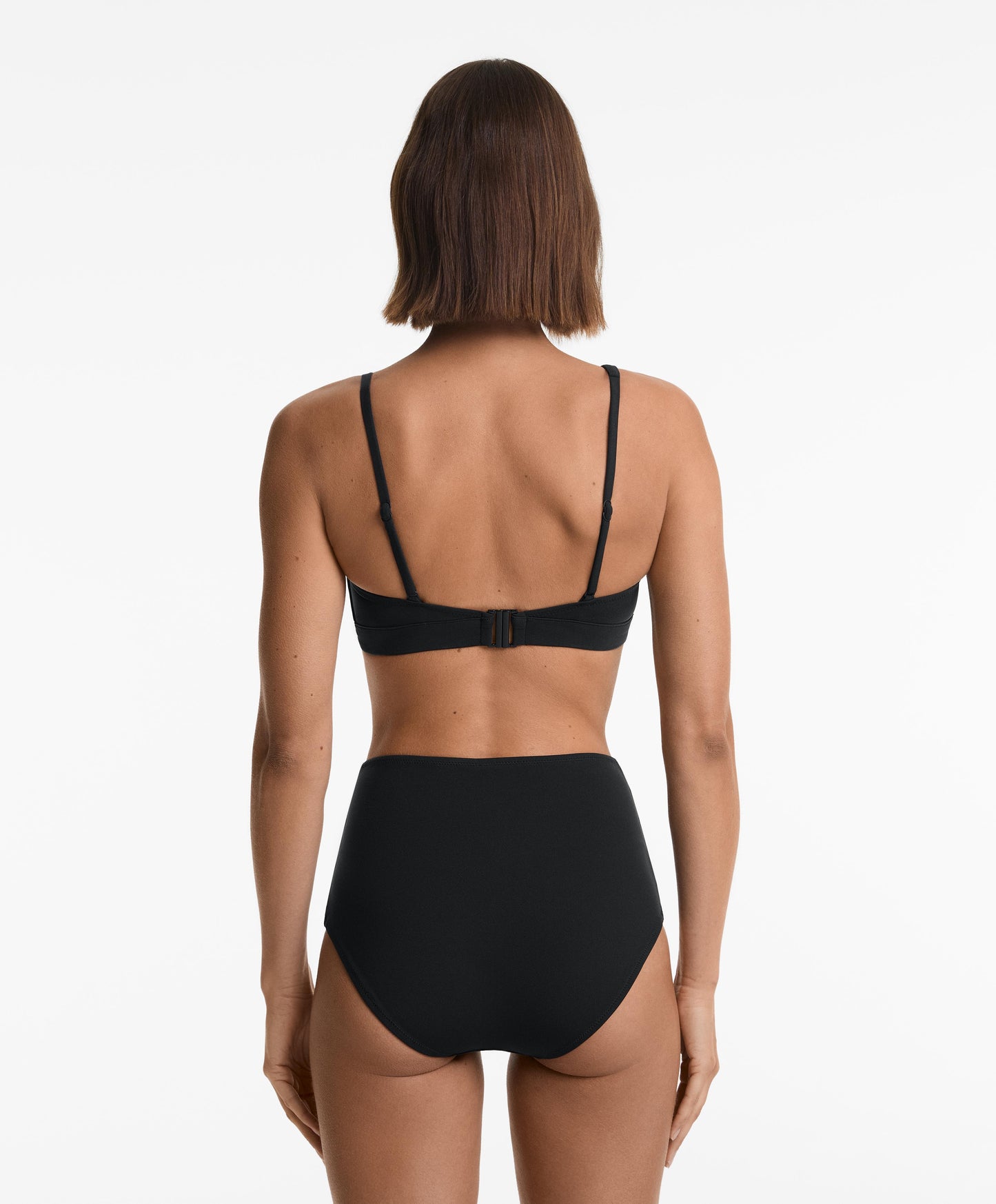 Shapewear halterneck bikini top
