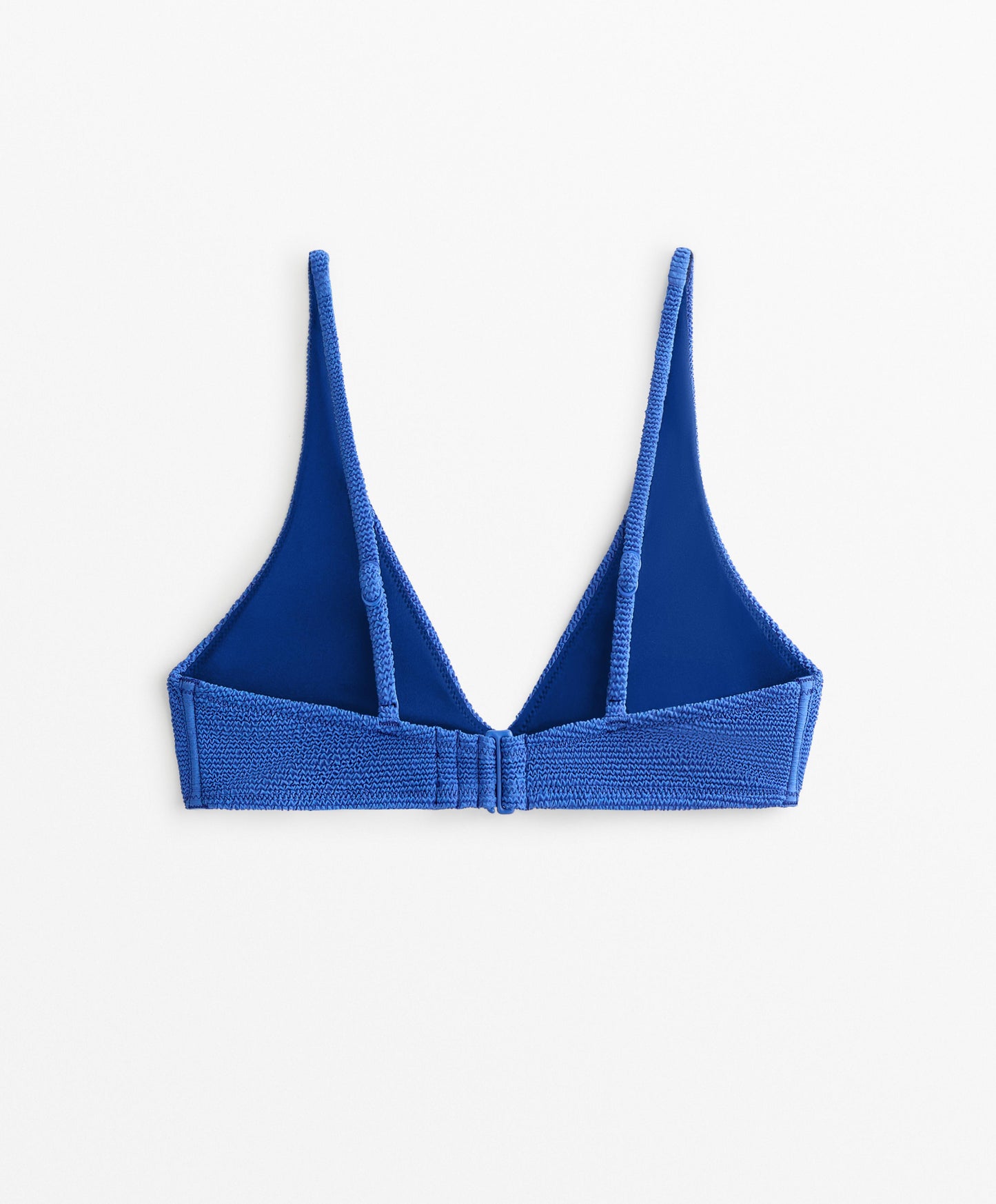 Halterneck crinkle bikini top