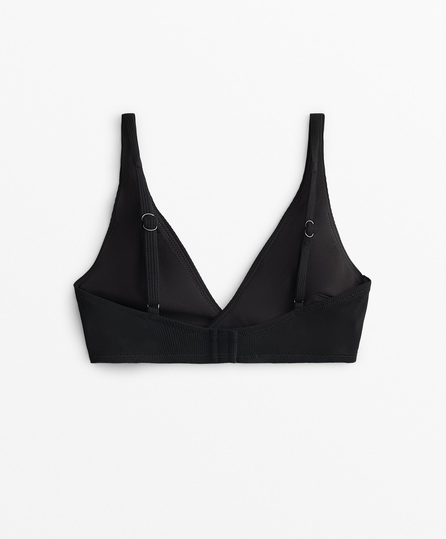 Piqu¨¦ crossover halter bikini top