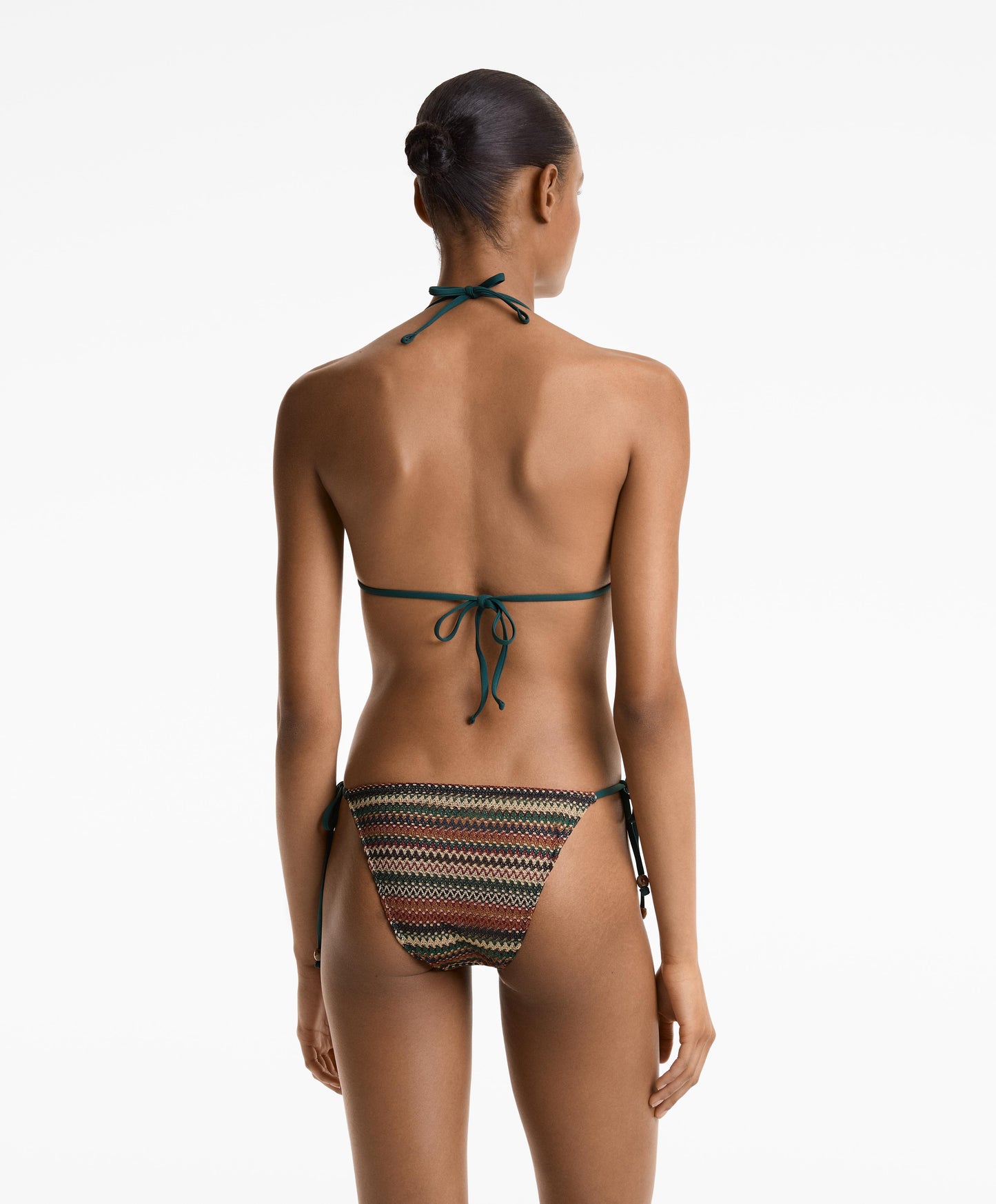 Triangle crochet bikini top