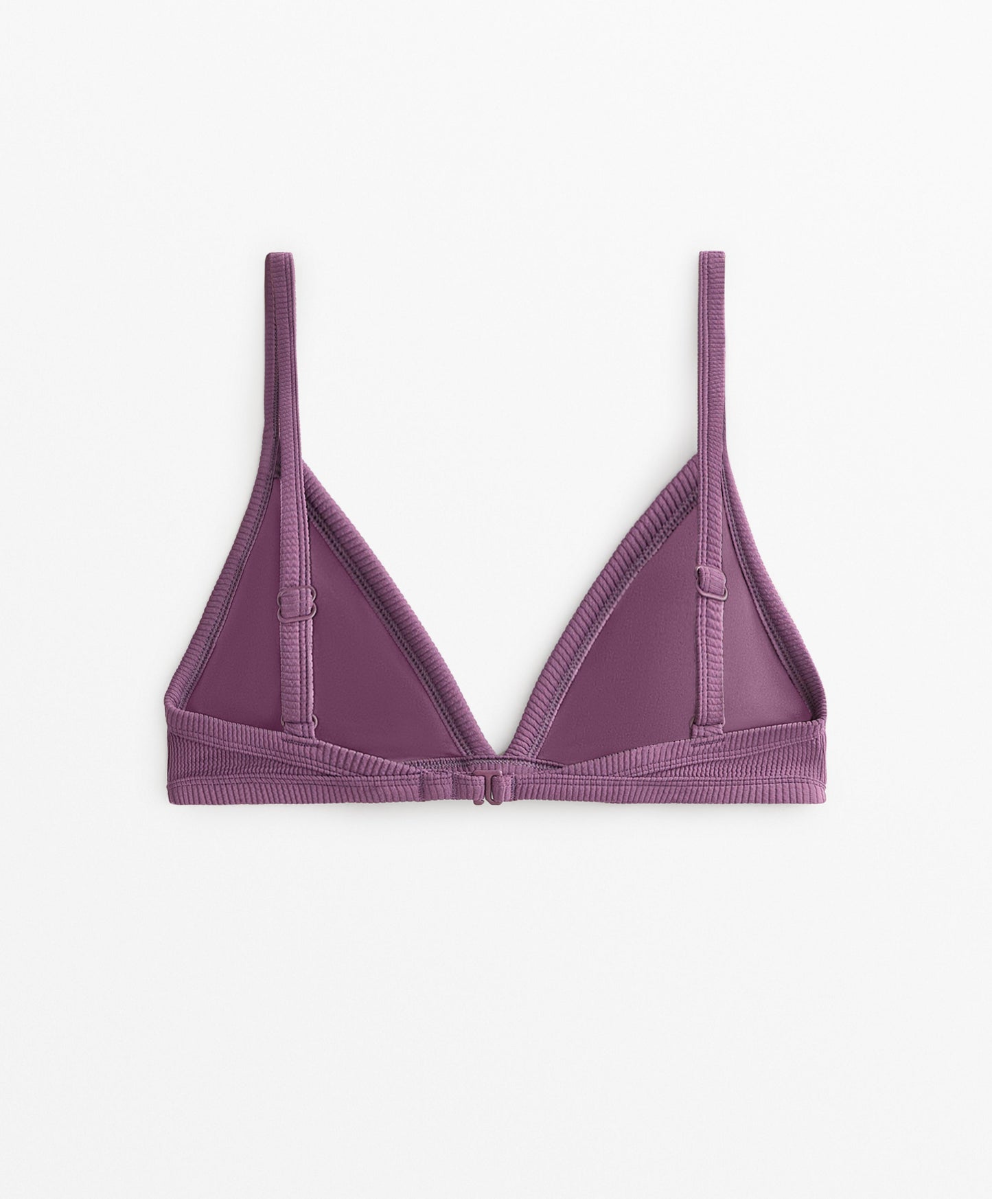 Triangle rib bikini top