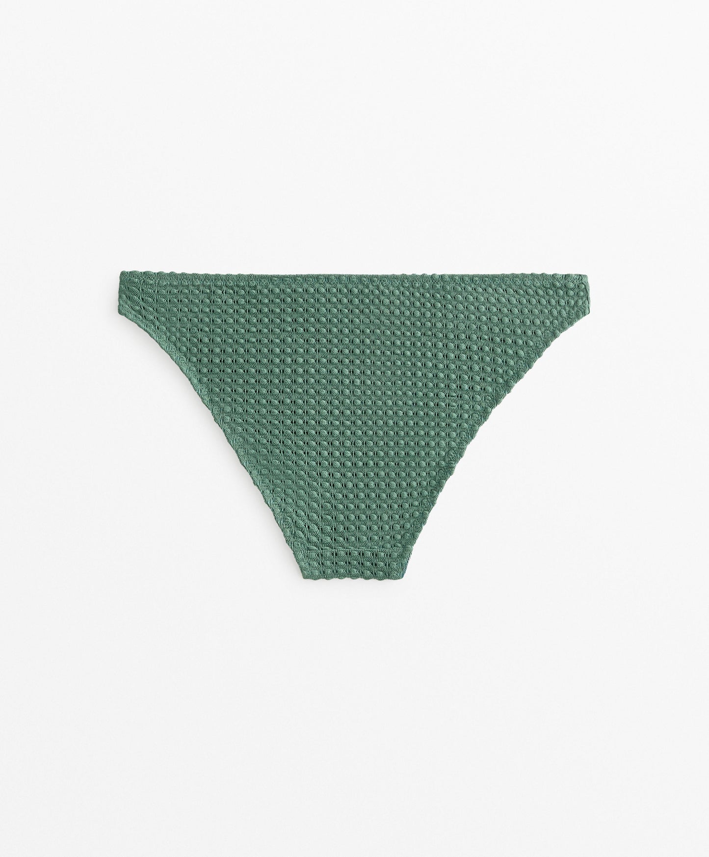Bubble-texture crochet classic bikini briefs
