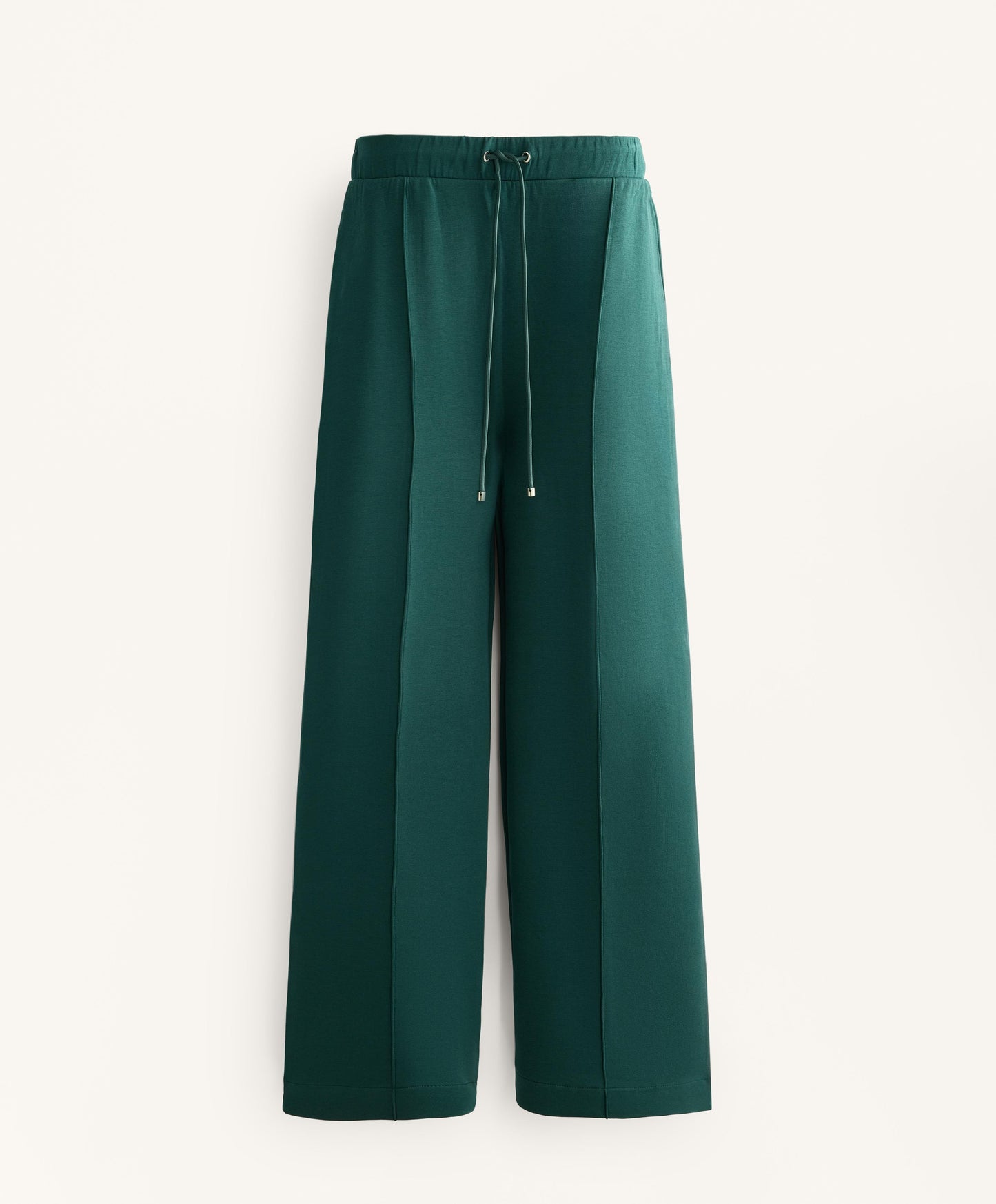 Relaxed cotton-blend seam trousers