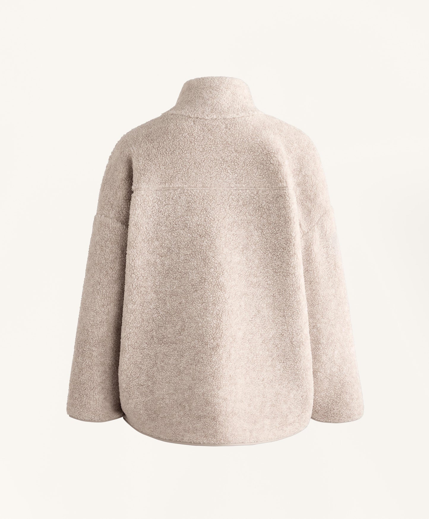 Faux-shearling oversize jacket