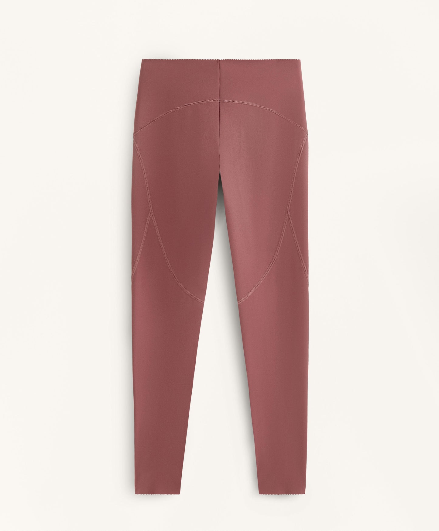 Compressive high rise ankle-length basic leggings