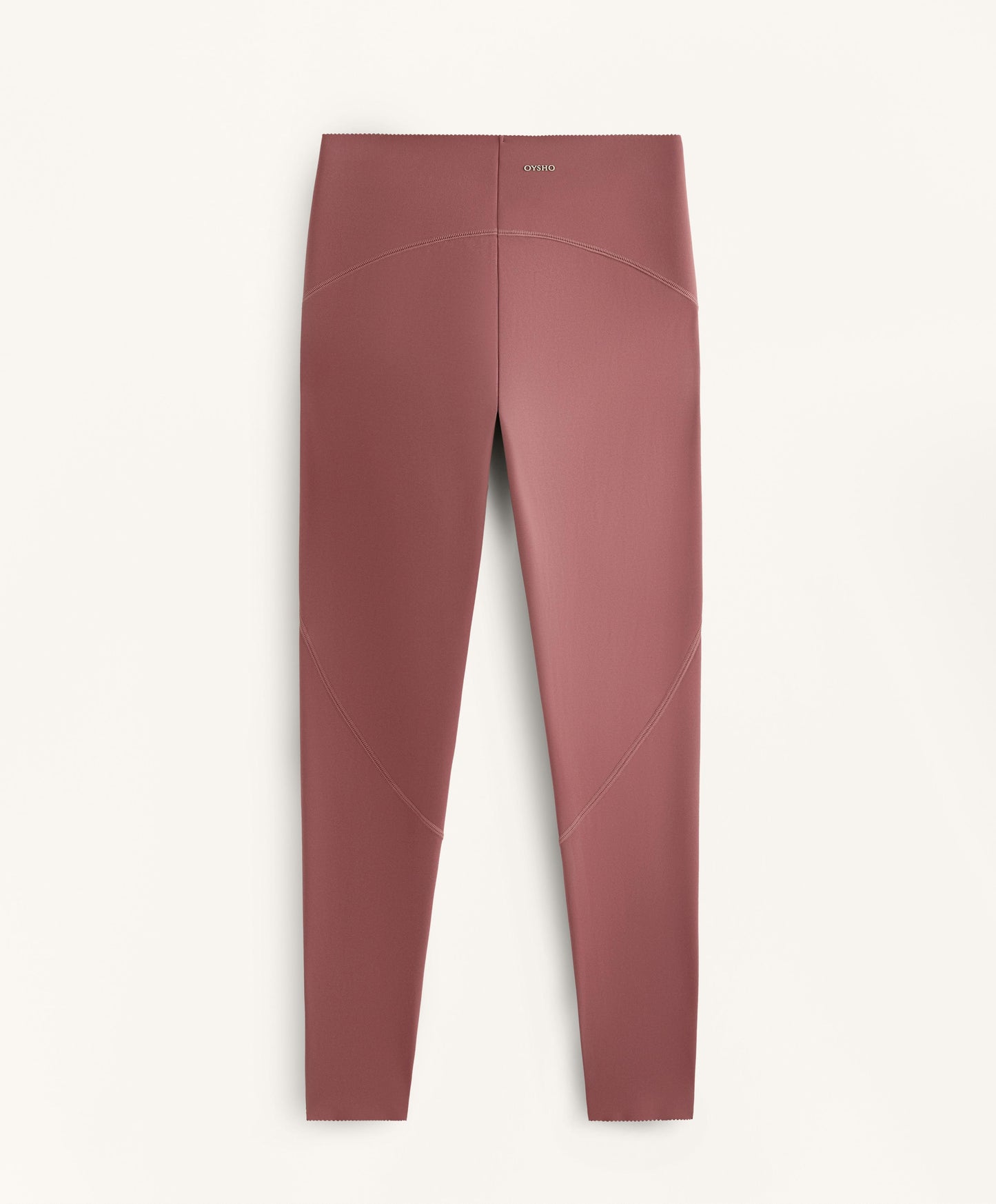 Compressive high rise ankle-length basic leggings