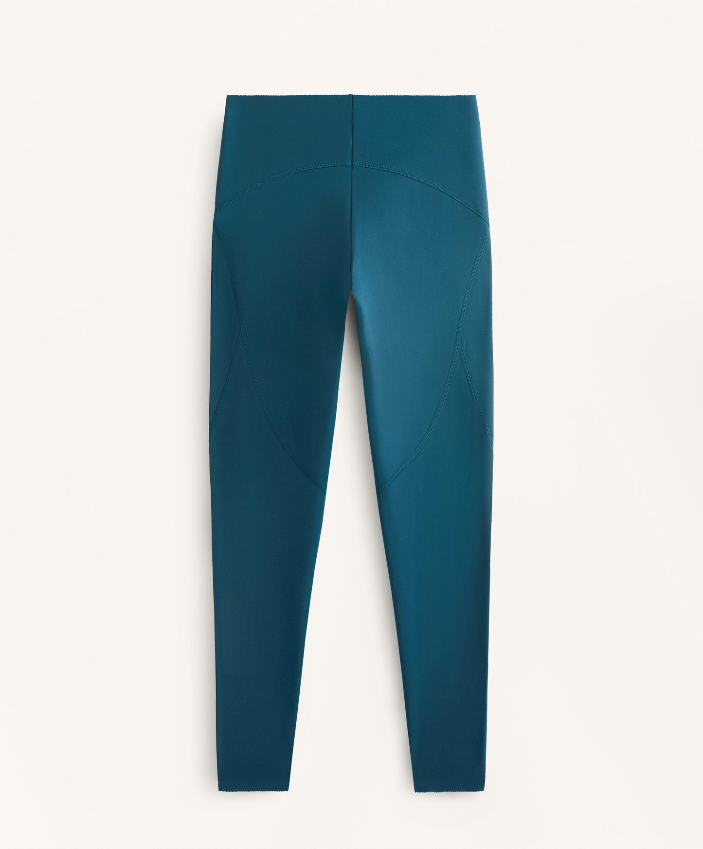 Compressive high rise ankle-length basic leggings