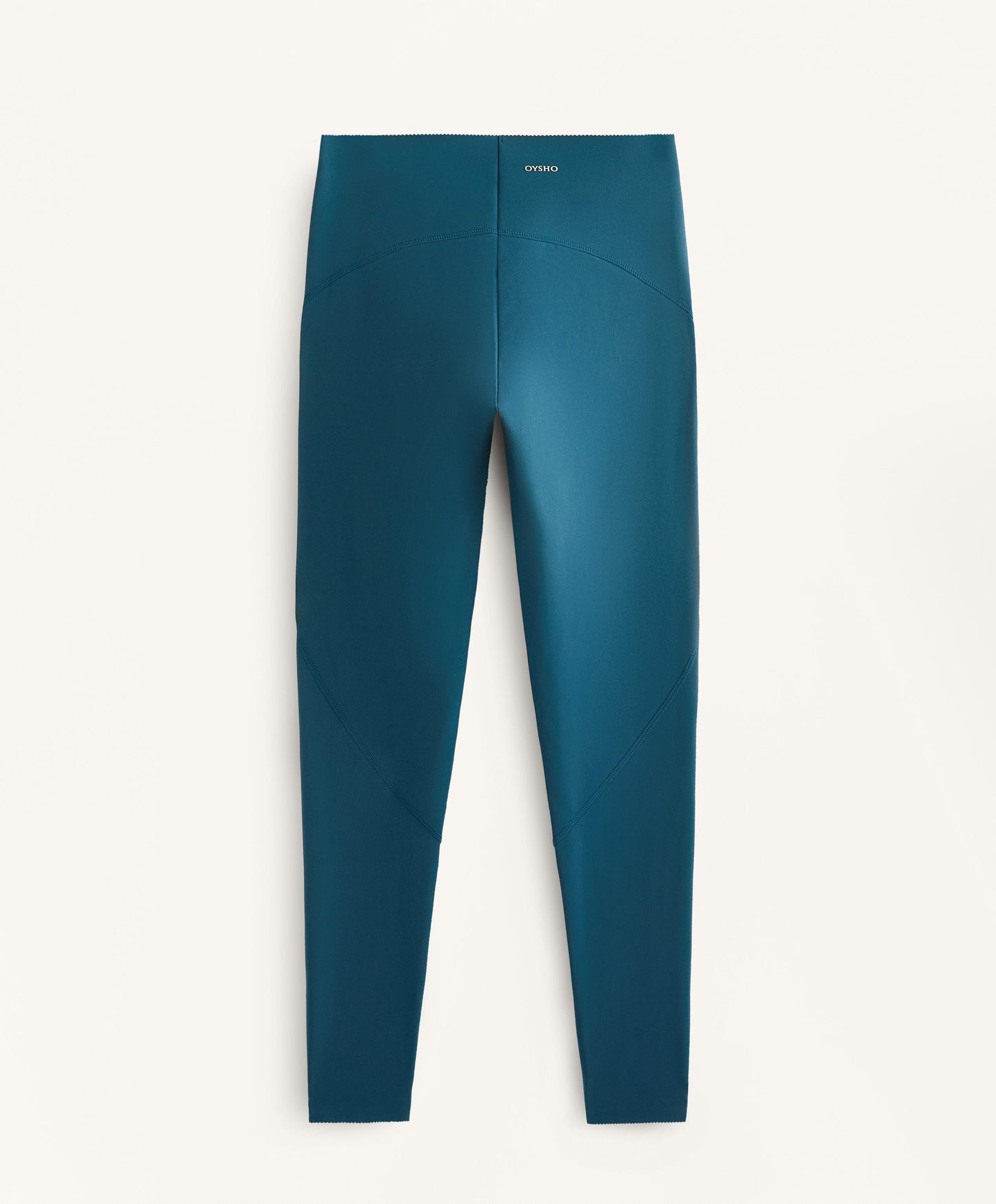 Compressive high rise ankle-length basic leggings