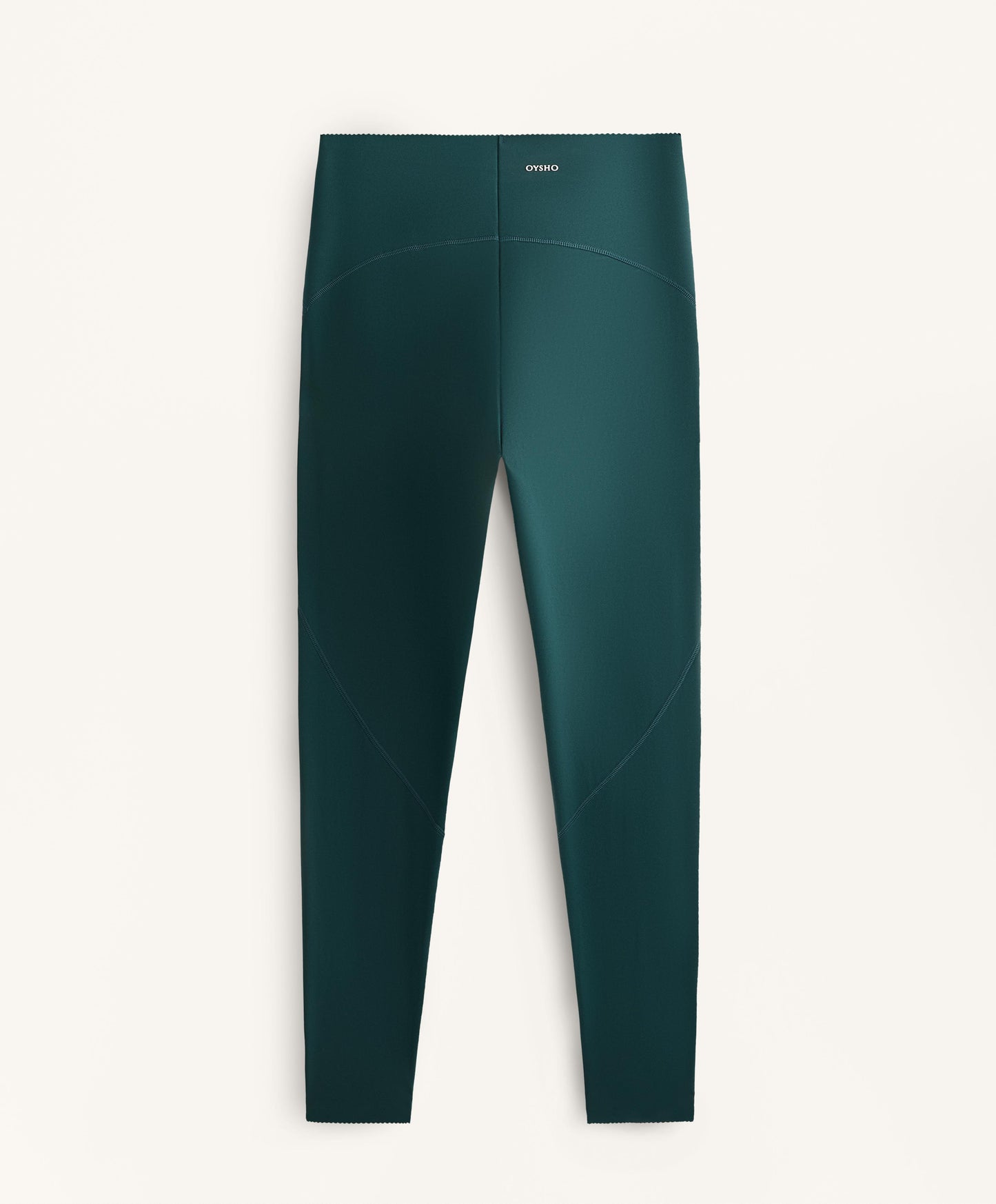 Compressive high rise ankle-length basic leggings