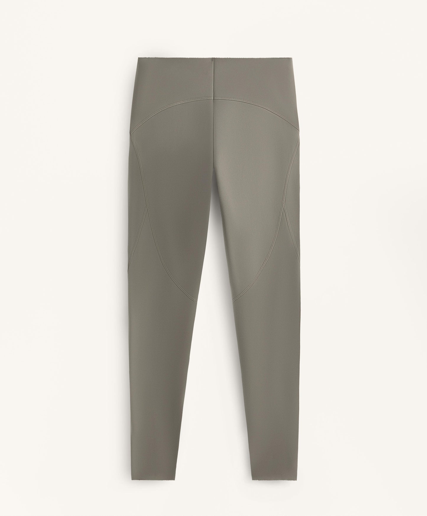 Compressive high rise ankle-length basic leggings