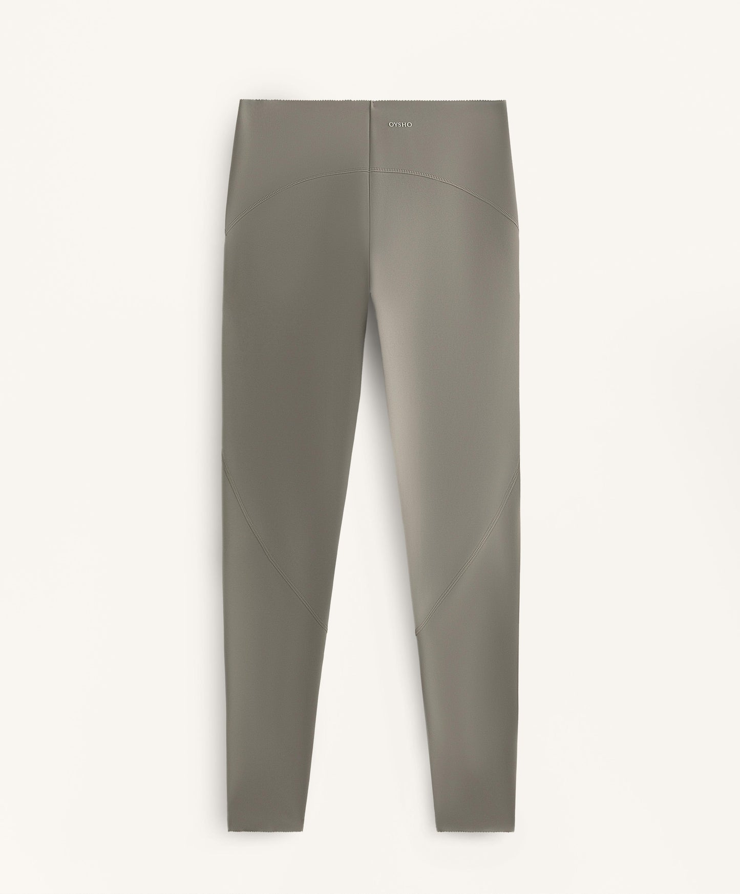 Compressive high rise ankle-length basic leggings