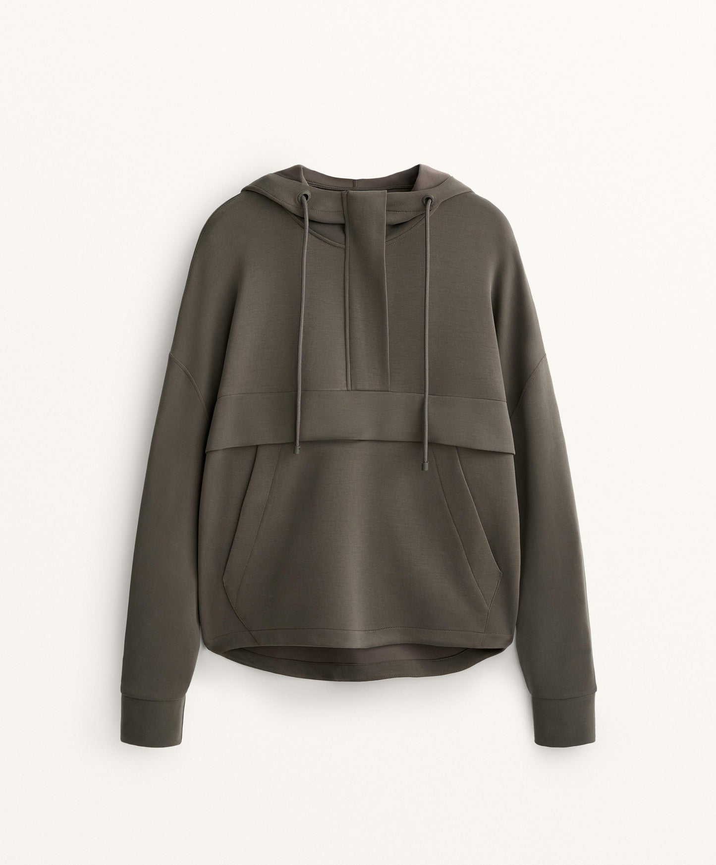 Soft touch modal zip sweatshirt