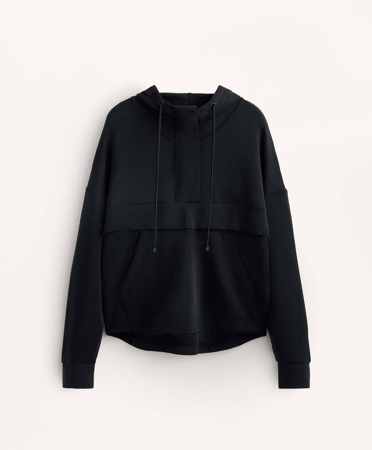 Soft touch modal zip sweatshirt
