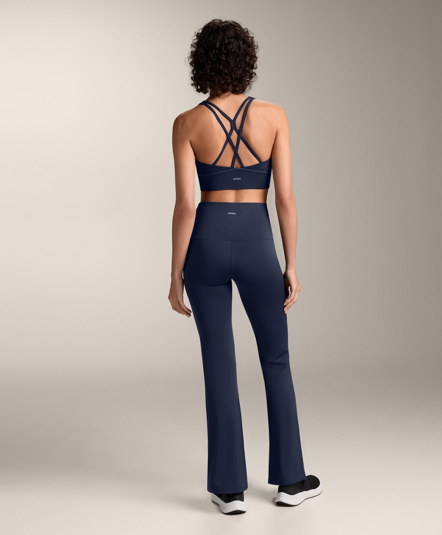 High rise Comfortlux flare trousers