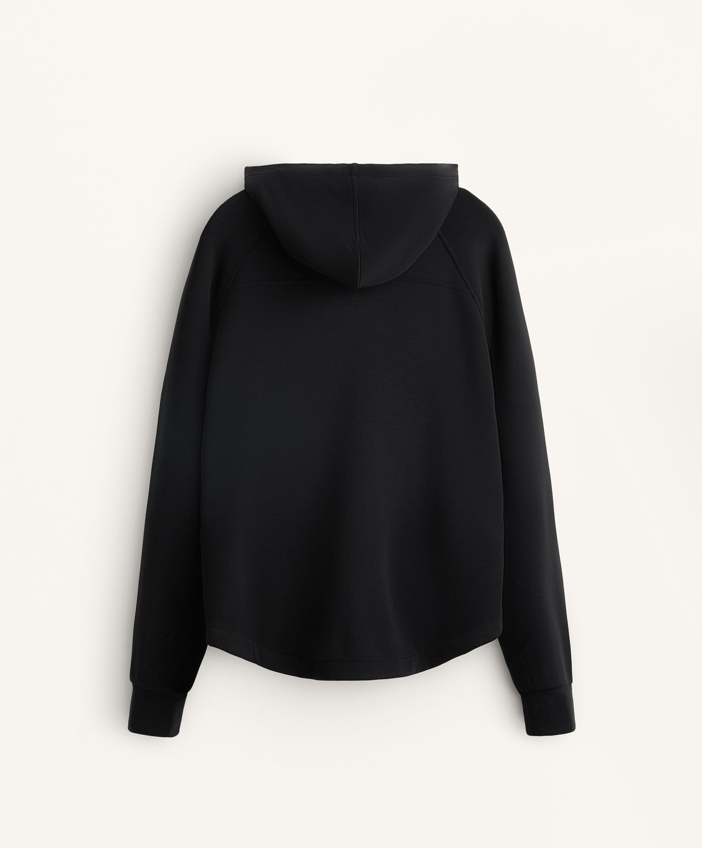 Boxy hooded jacket with soft-feel modal