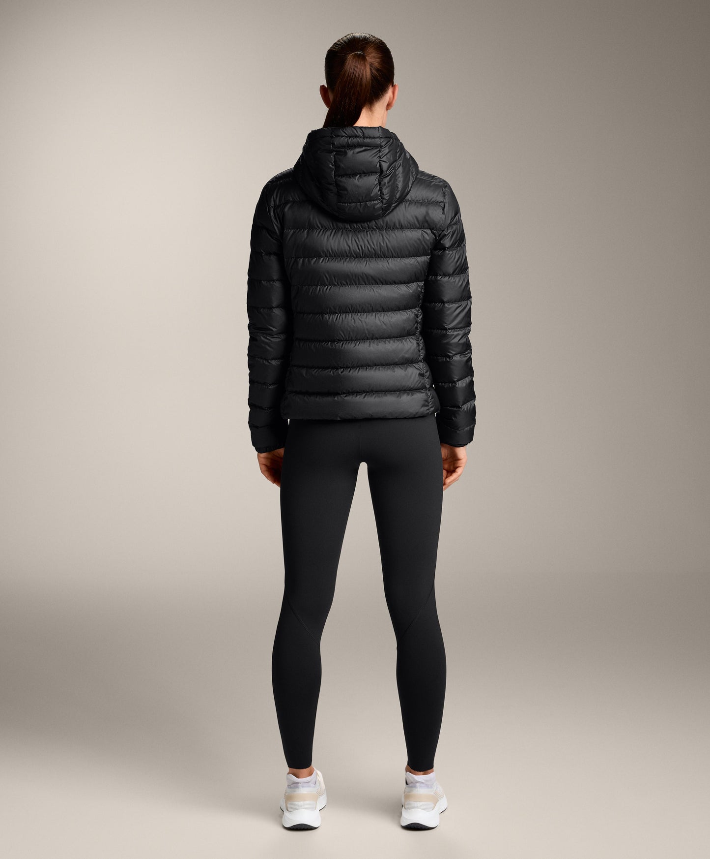 Lightweight packable 100% down water-repellent jacket