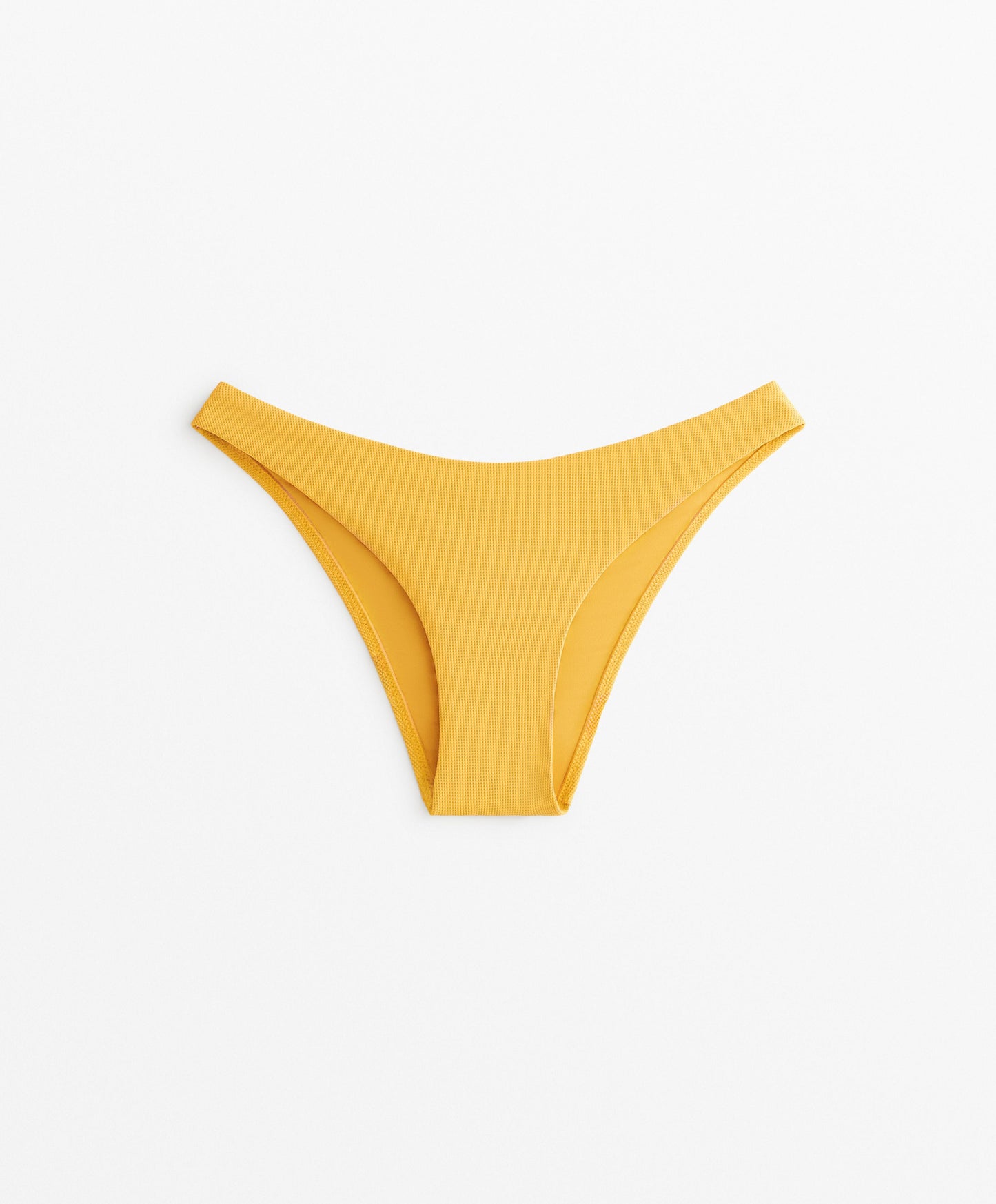 U-Cut Piqu¨¦ Medium Bikini Bottoms