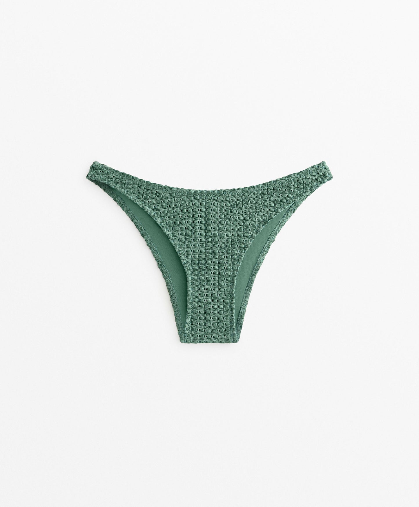 U-Cut Medium Bikini Briefs in Bubble Crochet