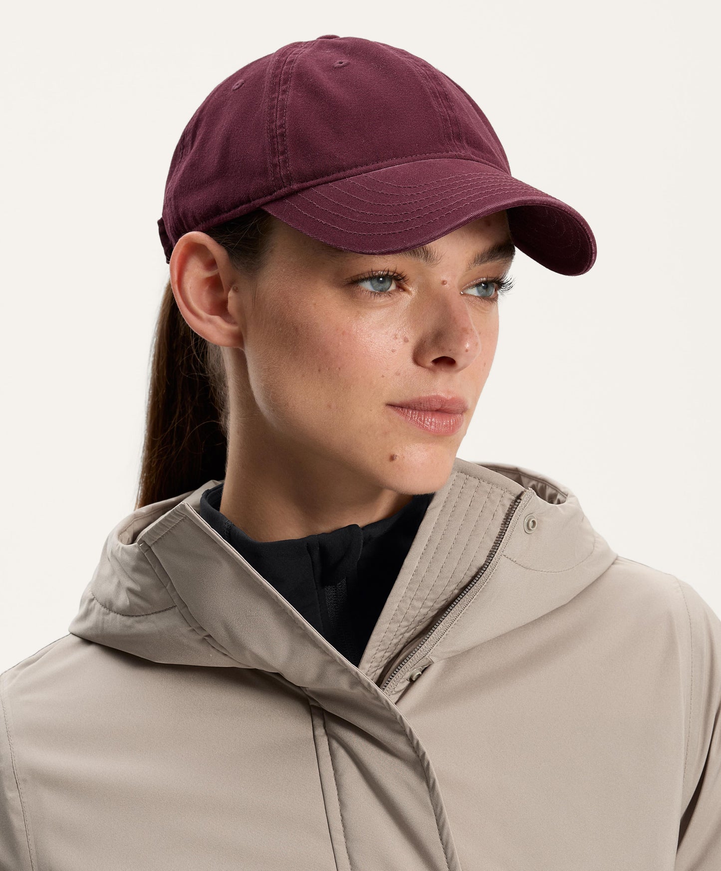 100% cotton cap with washed effect