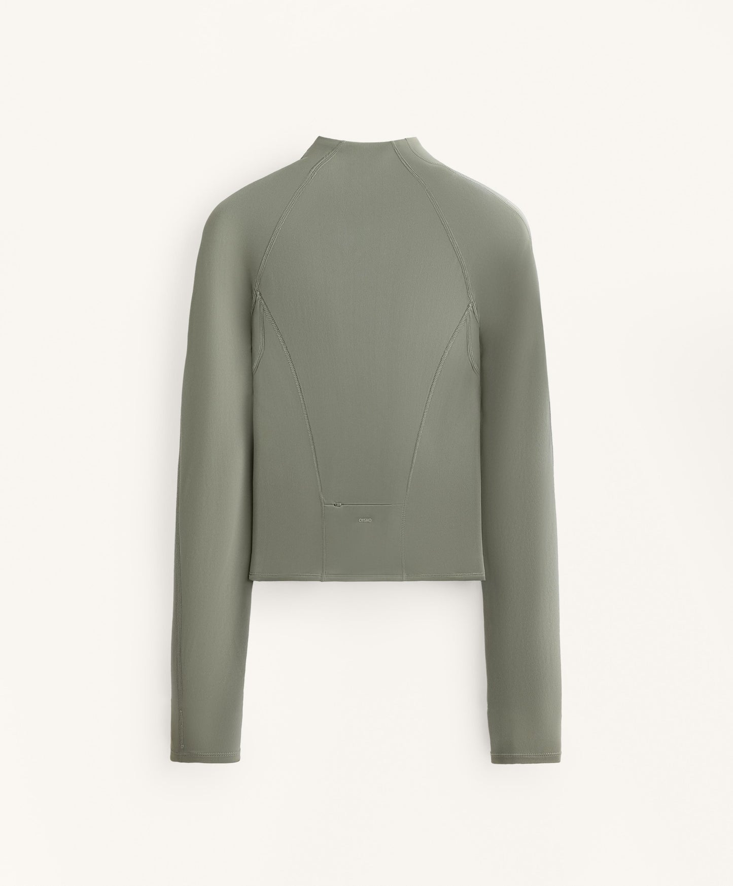 Light warm technical jacket with seams