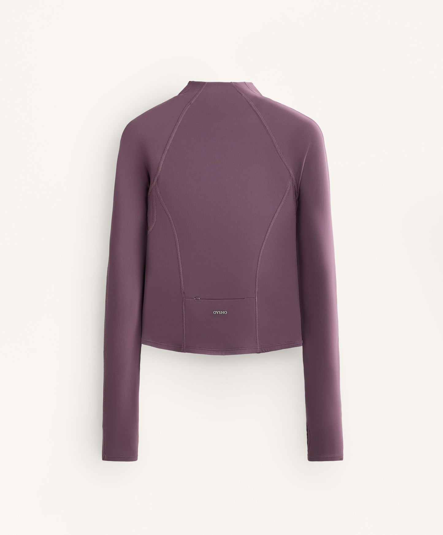 Light warm technical jacket with seams