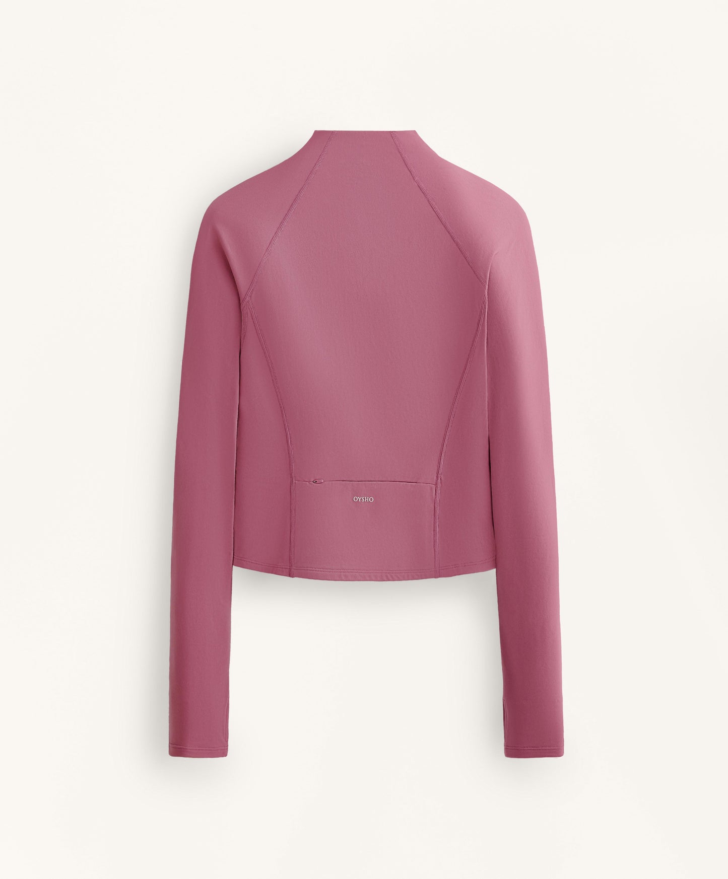 Light warm technical jacket with seams