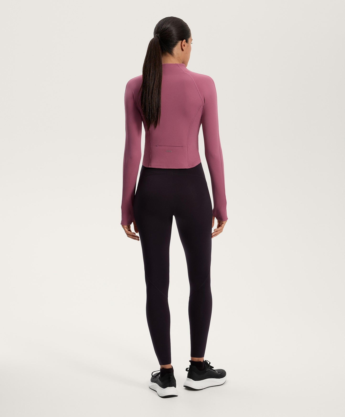 Light warm technical jacket with seams