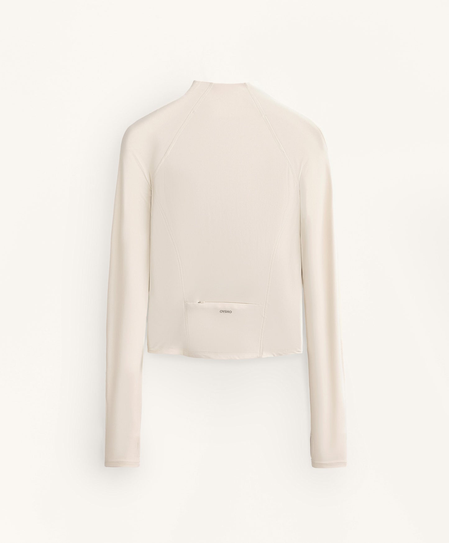 Light warm technical jacket with seams