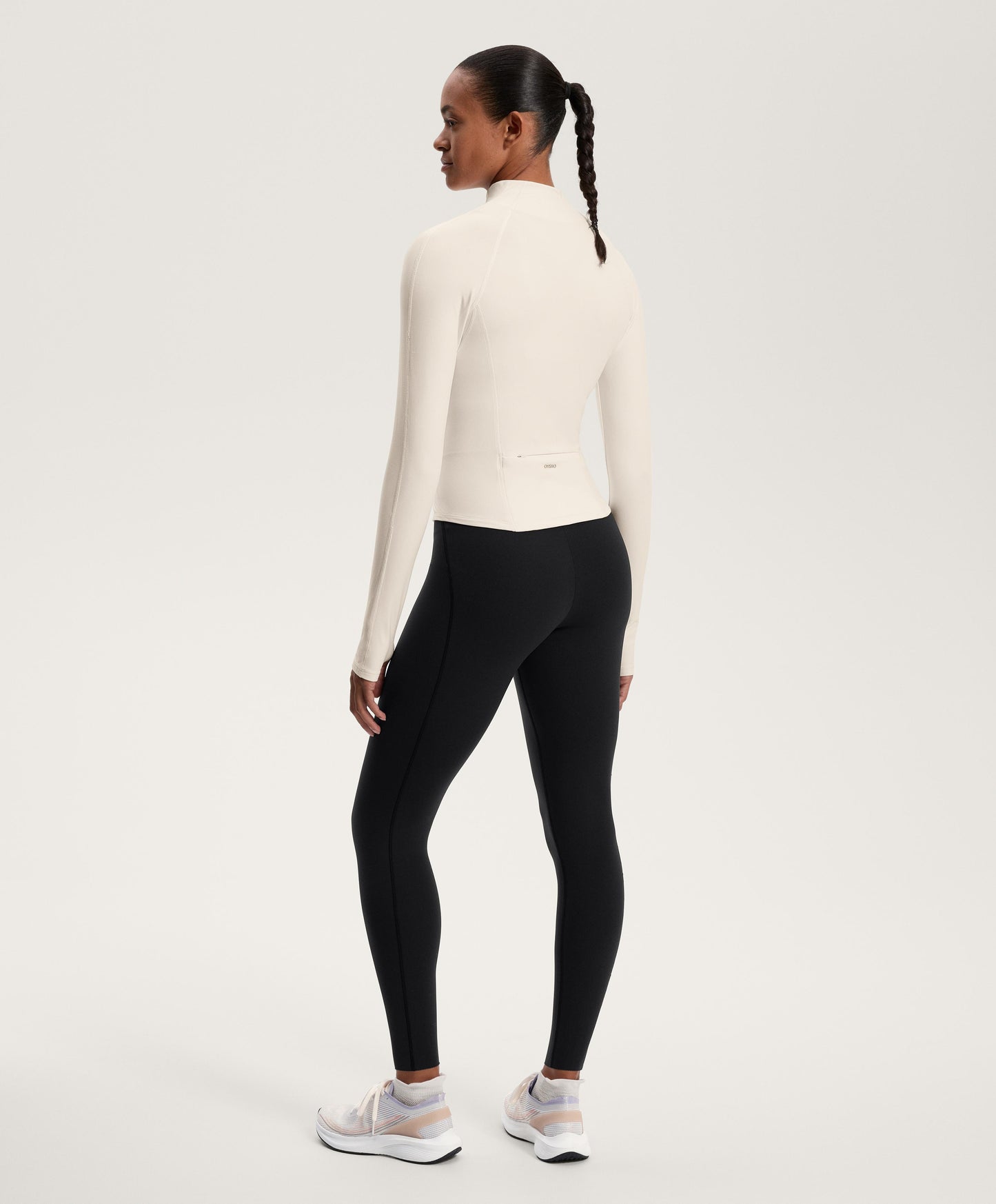 Light warm technical jacket with seams