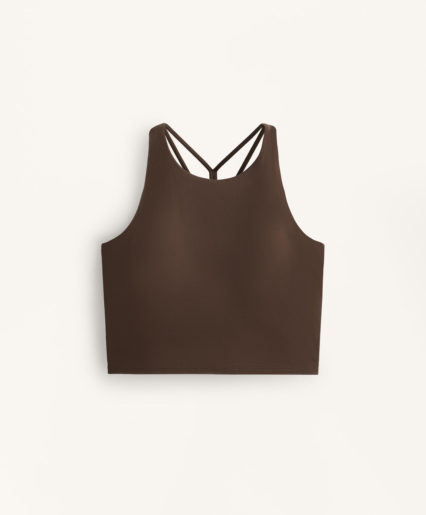 Comfortlux strap tank top with cups