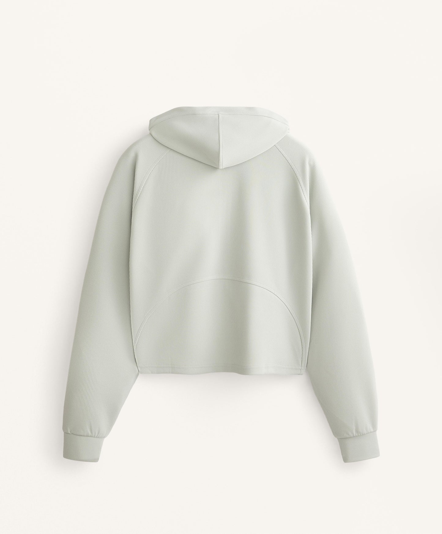 29% modal rib hooded jacket
