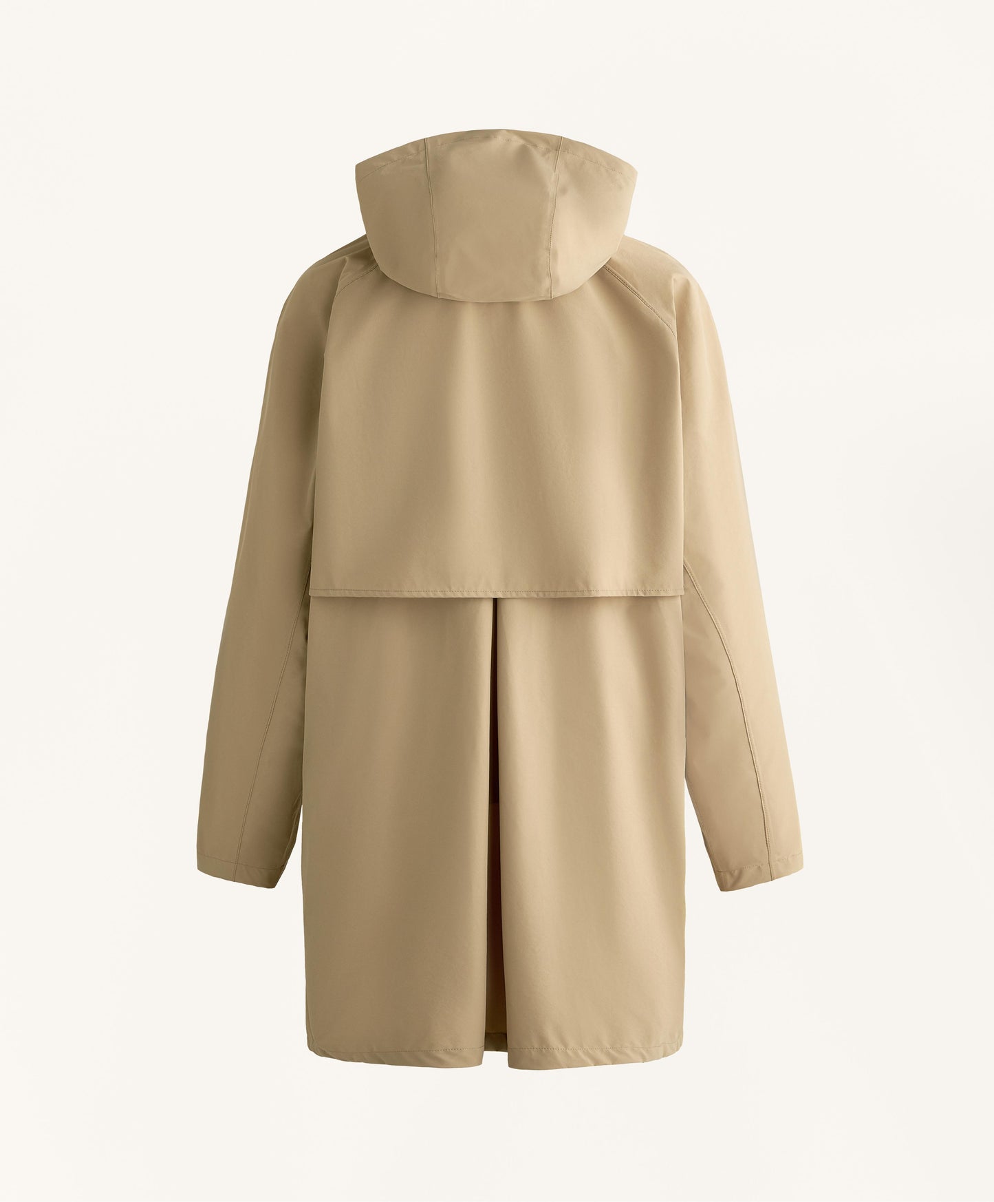 Extra lightweight 10k waterproof midi cape jacket