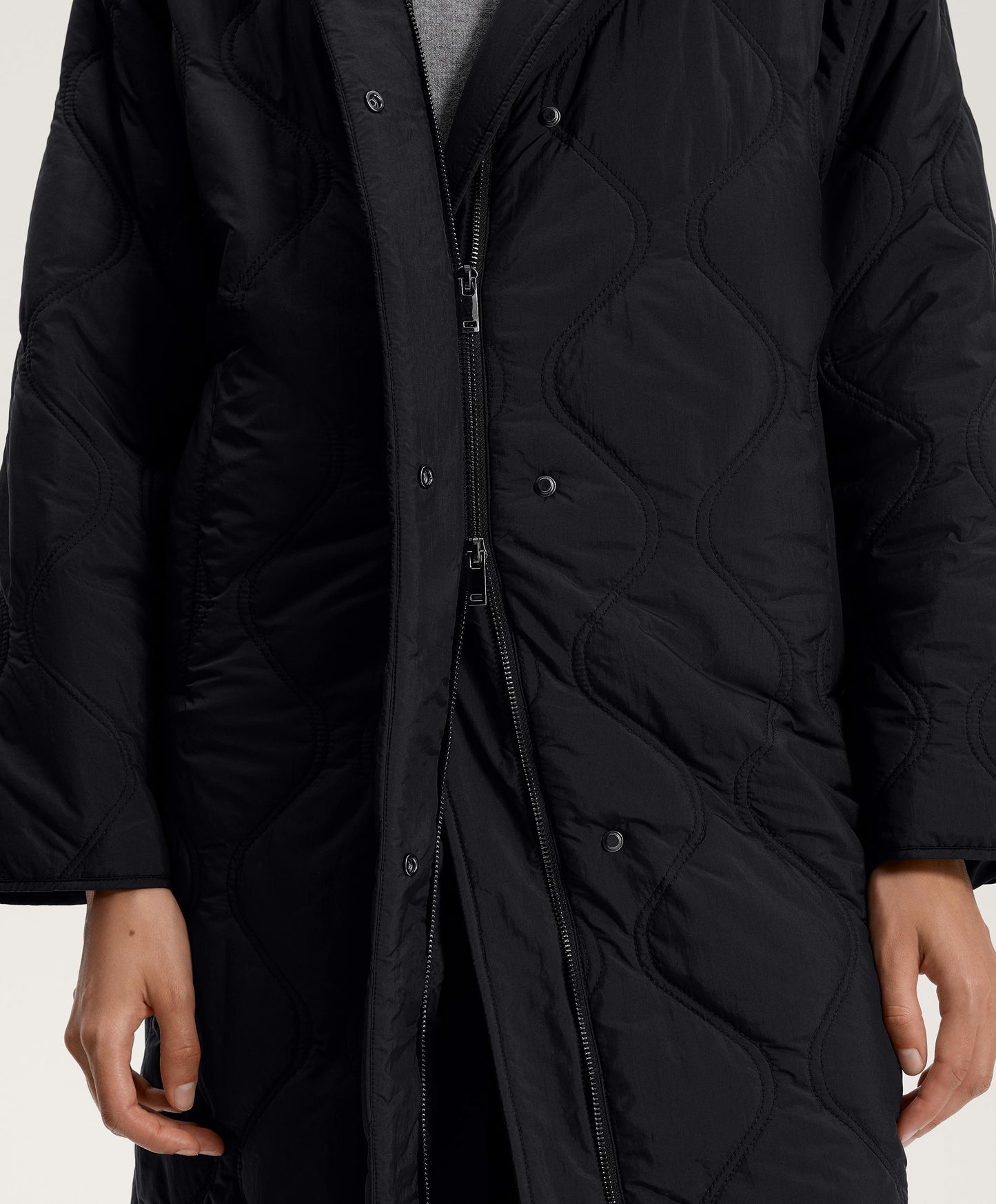 FELLEX AEROGEL water-repellent long padded jacket
